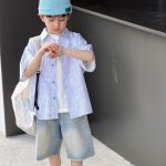 【100-170】シャツ 男の子 チェック柄 薄手 ゆったり - 画像 (4)