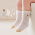 【GOODS】3足セット ソックス ベビー キュート 通気性 柔らかい - 画像 (4)