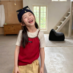 【80-130】キャミソール 女の子 配色 ゆったり カジュアル - 画像 (3)