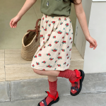 【80-130】スカート 女の子 花柄 おしゃれ 合わせやすい - 画像 (2)