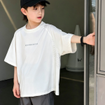 【100-170】半袖Tシャツ 男の子 シンプル 通気性拔群 - 画像 (3)