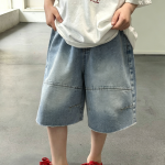 【100-170】ショートパンツ 男の子 デニム 軽量 カジュアル - 画像 (3)
