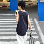 【100-170】ベスト 男の子 無地 トレンド 通気性拔群 - 画像 (3)
