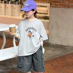 【100-170】半袖Ｔシャツ 男の子 カートゥーン ストリート風 - 画像 (3)