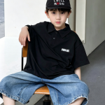 【100-170】半袖Tシャツ 男の子 ポロシャツ カジュアル - 画像 (3)