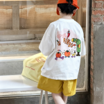 【100-170】半袖Tシャツ 男の子 アップリケ トレンド - 画像 (3)