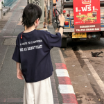 【90-160】半袖Tシャツ 男の子 通気性拔群 シンプル - 画像 (3)