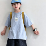【100-170】半袖Ｔシャツ 男の子 英字 プリント ファッション - 画像 (3)