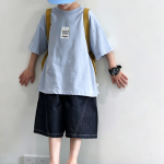 【100-170】ハーフパンツ 男の子 薄手 ストリート風 - 画像 (3)