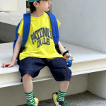 【100-170】ハーフパンツ 男の子 デニム 韓国風 履きやすい - 画像 (3)