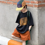 【90-160】半袖Tシャツ 男の子 ゆったり シンプル - 画像 (3)