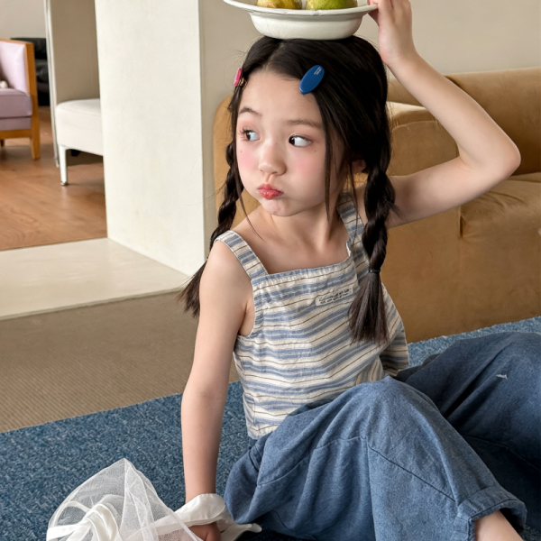 【80-130cm】ベスト 女の子 キャミソール フリル おしゃれ