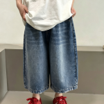 【100-170】パンツ 男の子 デニム ルーズ ファッション - 画像 (6)