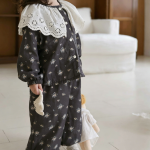【90-150】ルームウェア 花柄 履きやすい セットアップ - 画像 (5)