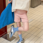 【80-130】ショートパンツ 女の子 ハイウエスト レギンス シンプル - 画像 (2)