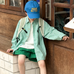 【100-170】アウター 男の子 UVカット チェック柄 通気性拔群 - 画像 (4)