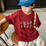【90-160】半袖Tシャツ 男の子 ゆったり カジュアル 合わせやすい - 画像 (4)
