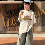 【90-160】半袖Tシャツ 男の子 シンプル 韓国風 ゆったり - 画像 (4)