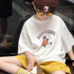 【100-170】半袖Ｔシャツ 男の子 カートゥーン ストリート風 - 画像 (4)