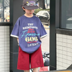 【100-170】半袖Tシャツ 男の子 英字 おしゃれ ストリート風 - 画像 (4)