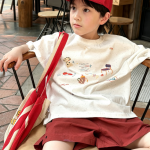 【100-170】半袖Tシャツ 男の子 カートゥーン ゆったり - 画像 (4)