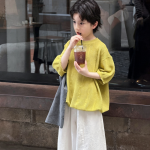【100-170】半袖Tシャツ 男の子 ニット 無地 おしゃれ - 画像 (4)