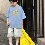 【100-170】ショートパンツ 男の子 デニム カーゴパンツ ファッション - 画像 (4)