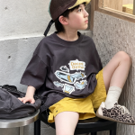 【90-160】半袖Tシャツ 男の子 カートゥーン プリント 韓国風 - 画像 (4)