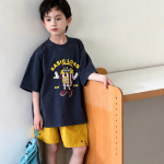 【90-160】半袖Tシャツ 男の子 プリント カジュアル ストリート風 - 画像 (5)