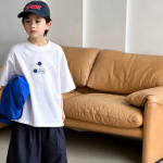 【90-160】半袖Tシャツ 男の子 ゆったり 軽量 シンプル - 画像 (4)