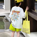【90-160】半袖Tシャツ 男の子 プリント トレンド - 画像 (4)