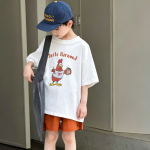 【90-160】半袖Tシャツ 男の子 カートゥーン ゆったり - 画像 (4)