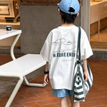 【90-160】半袖Tシャツ 男の子 プリント シンプル 合わせやすい - 画像 (4)