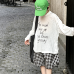 【90-160】長袖Tシャツ 男の子 英字 トレンド 韓国風 - 画像 (4)