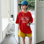 【90-160】半袖Tシャツ 男の子 英字 プリント トレンド - 画像 (4)