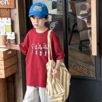 【90-160】半袖Tシャツ 男の子 ゆったり カジュアル 合わせやすい - 画像 (6)