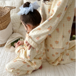 【90-150cm+親サイズ】ルームウェア 折り襟 かわいい - 画像 (6)