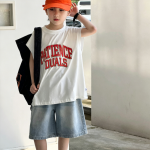 【100-170】ショートパンツ 男の子 デニム ダメージジーンズ - 画像 (5)