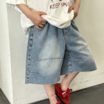 【100-170】ショートパンツ 男の子 デニム 軽量 カジュアル - 画像 (5)