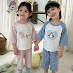 【90-150】ルームウェア シンプル かわいい - 画像 (3)