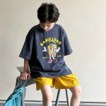 【90-160】半袖Tシャツ 男の子 プリント カジュアル ストリート風