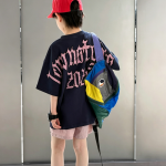 【100-170】半袖Ｔシャツ 男の子 英字 プリント ファッション - 画像 (5)