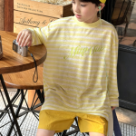 【100-170】長袖Ｔシャツ 男の子 ボーダー柄 UVカット 履きやすい - 画像 (6)