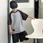 【100-170】半袖Tシャツ 男の子 ラグラン カジュアル ゆったり - 画像 (6)