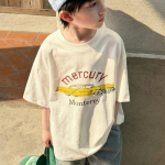 【90-160】半袖Tシャツ 男の子 シンプル 韓国風 ゆったり - 画像 (6)