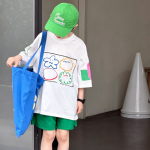 【100-170】半袖Tシャツ 男の子 プリント 合わせやすい