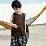 【100-170】ベスト 男の子 薄手 通気性拔群 シンプル - 画像 (6)