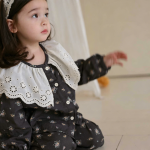 【90-150】ルームウェア 花柄 履きやすい セットアップ - 画像 (4)