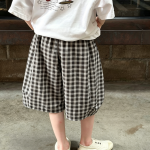 【100-170】ショートパンツ 男の子 チェック柄 薄手 ストリート風 - 画像 (6)