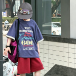 【100-170】半袖Tシャツ 男の子 英字 おしゃれ ストリート風 - 画像 (6)